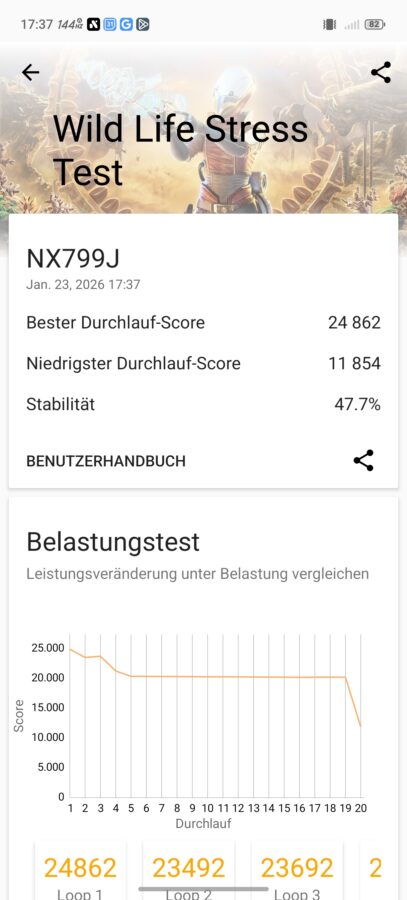 RedMagic 11 Air Test Benchmark 17 RedMagic 11 Air Test Benchmark 17
