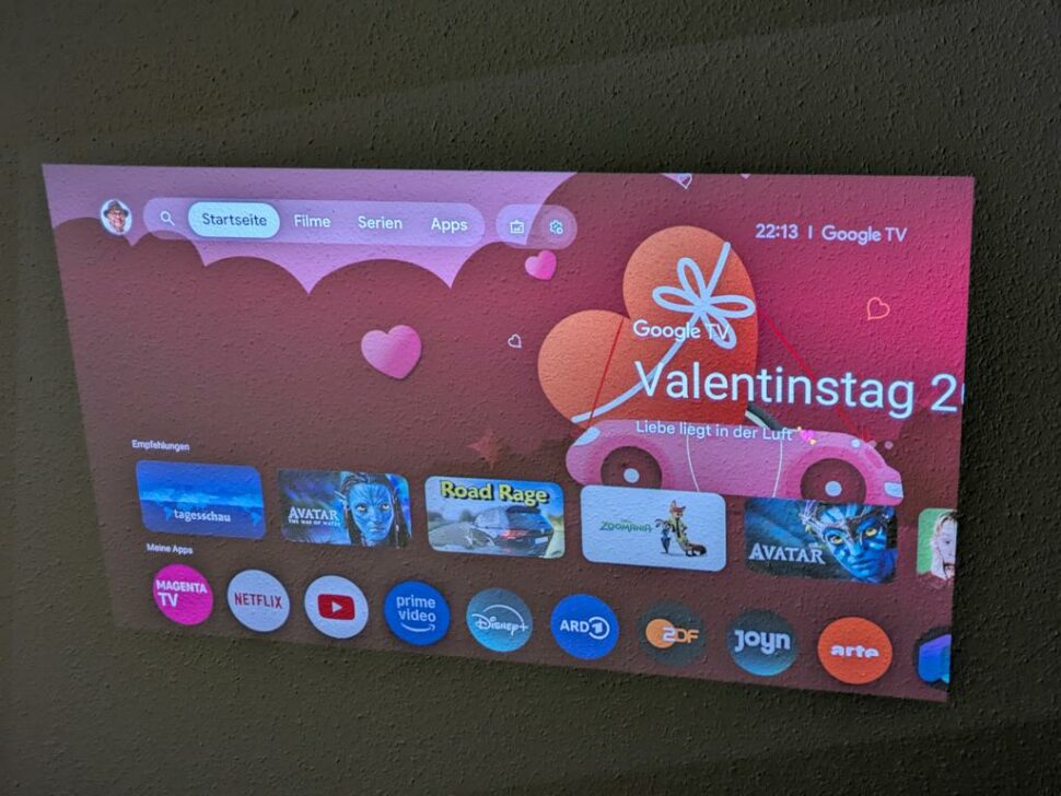 PXL 20260214 211313532 Google TV mit dem Capsule 3