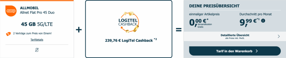 allmobil Allnet Flat Pro 45 Duo Vodafone allmobil Allnet Flat Pro 45 Duo Vodafone