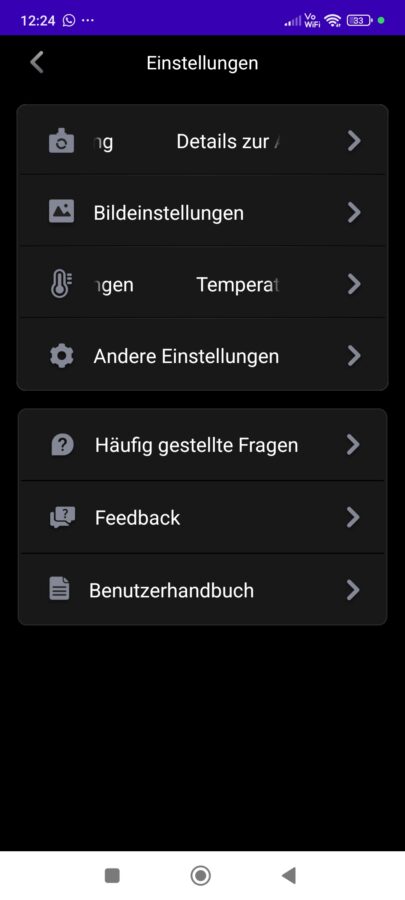 Thermal Master P3 erweiterte Einstellungen 2 Thermal Master P3 erweiterte Einstellungen 2