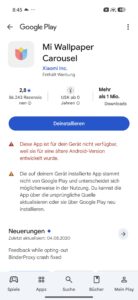 Mi Wallpaper Carousell deainstallieren Hintergrund 1 Mi Wallpaper Carousell deainstallieren Hintergrund 1