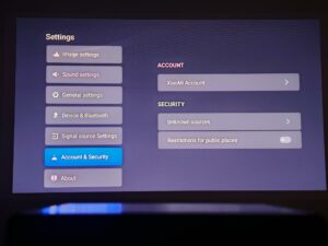 Xiaomi Laser Projector 3 System und Software HyperOS 9 Xiaomi Laser Projector 3 System und Software HyperOS 9