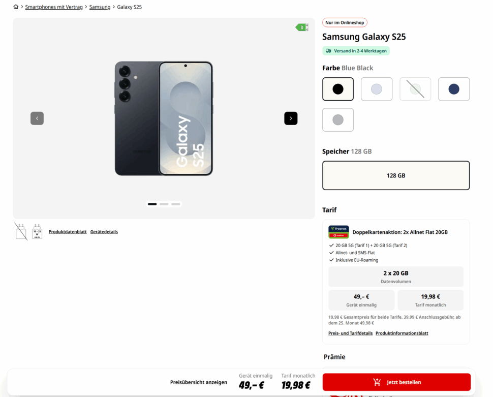 S25 Angebot Smartzone MediaMarkt S25 Angebot Smartzone MediaMarkt