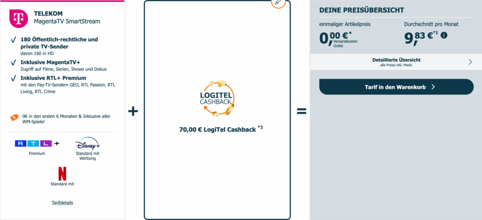 Telekom MagentaTV SmartStream 6 Monate gratis WM Special Telekom MagentaTV SmartStream 6 Monate gratis WM Special
