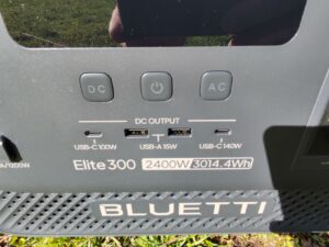 Bluetti Elite 300 Anschluesse 2 Bluetti Elite 300 Anschluesse 2