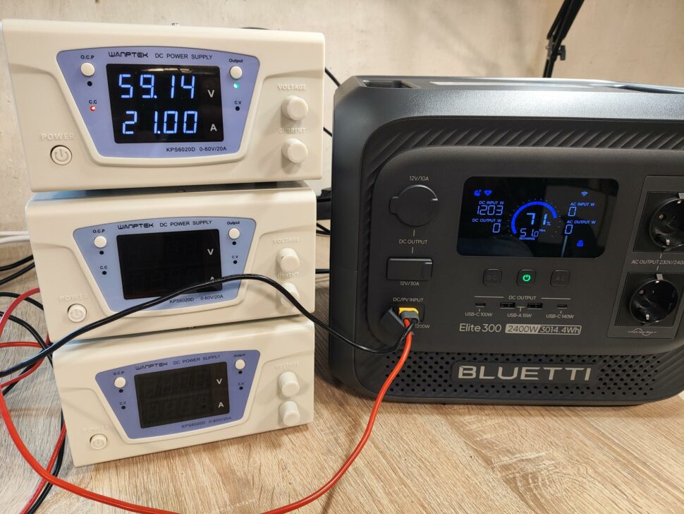 Bluetti Elite 300 Ladeleistung 2 Bluetti Elite 300 Ladeleistung 2