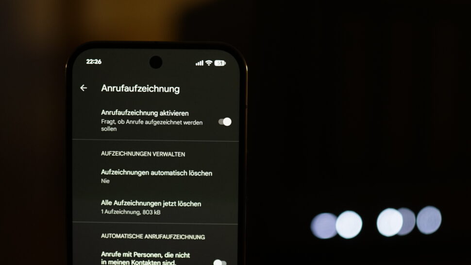 Google Telefon Anrufaufzeichnung Banner II Google Telefon Anrufaufzeichnung Banner II