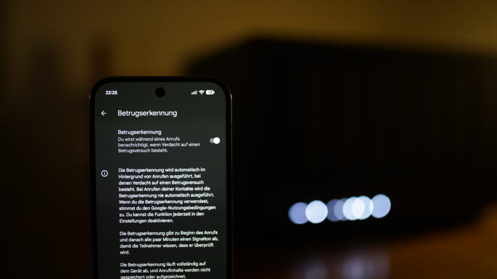 Google Telefon Betrugserkennung Banner I Google Telefon Betrugserkennung Banner I