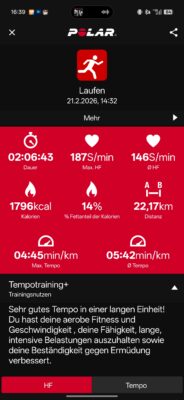 Huawei WATCH GT Runner 2 Test Screenshot GPS Joggen 1 Huawei WATCH GT Runner 2 Test Screenshot GPS Joggen 1