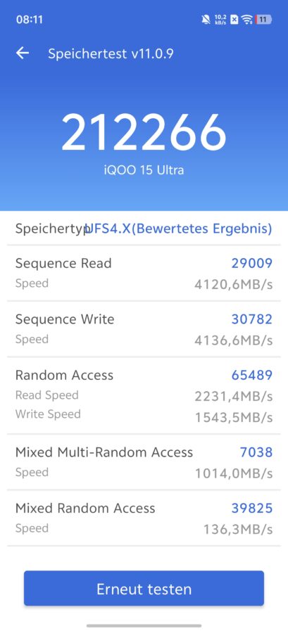 Screenshot iqoo15ultra speicher Screenshot iqoo15ultra speicher