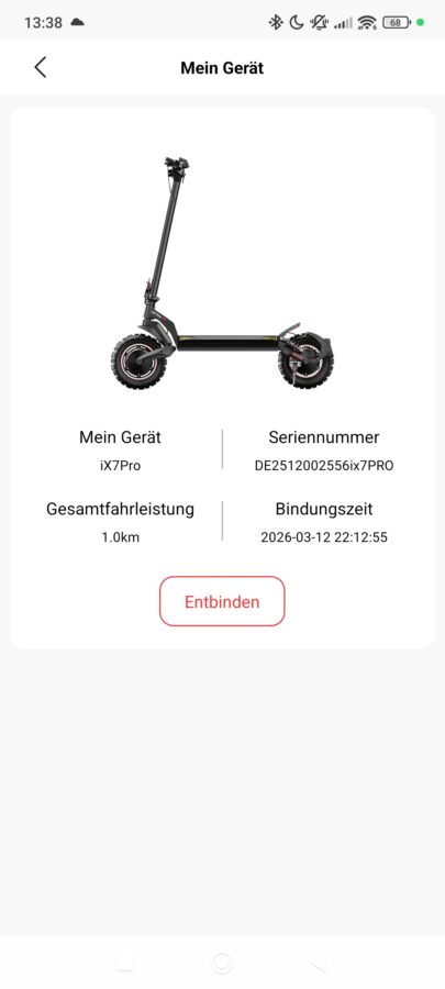 iScooter IX7 Pro App 1 iScooter IX7 Pro App 1