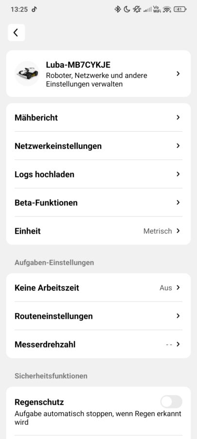 Mammotion Luba Mini 2 App 5 Mammotion Luba Mini 2 App 5