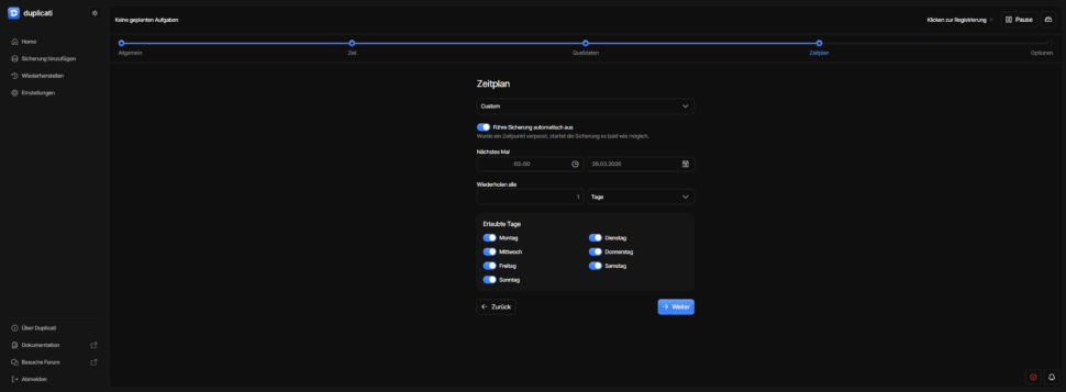 Duplicati in Docker iDX6011 Pro Screenshot VII I Duplicati in Docker iDX6011 Pro Screenshot VII I