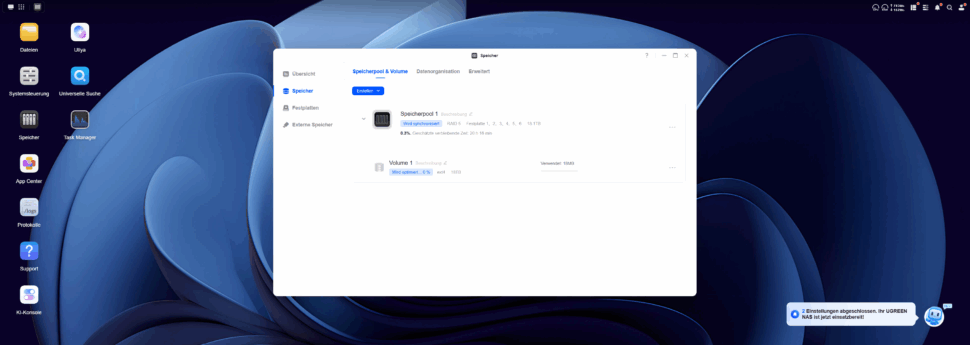 Ugreen NASync iDX6011 Pro Einrichtung IX Ugreen NASync iDX6011 Pro Einrichtung IX