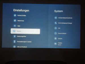 Wanbo Vali 1 Pro System und Software 25 Wanbo Vali 1 Pro System und Software 25