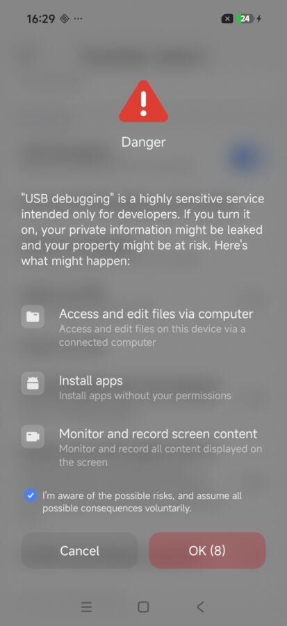 USB Debugging aktivieren Xiaomi Smartphone 8 USB Debugging aktivieren Xiaomi Smartphone 8