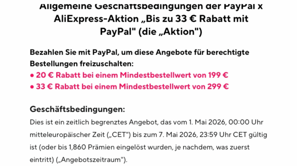 Paypal Rabatt Aliexpress Paypal Rabatt Aliexpress