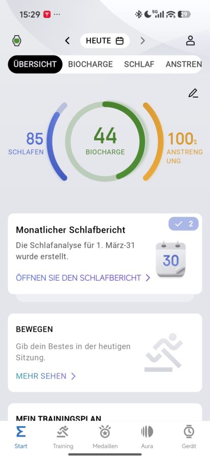 Amazfit App Funktionen und Uebersicht 6 Amazfit App Funktionen und Uebersicht 6