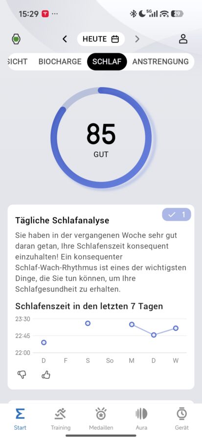 Amazfit App Funktionen und Uebersicht 8 Amazfit App Funktionen und Uebersicht 8