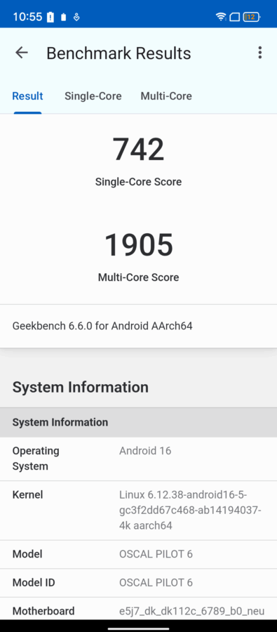 Blackview Oscal Pilot 6 Leistung 2 Blackview Oscal Pilot 6 Leistung 2