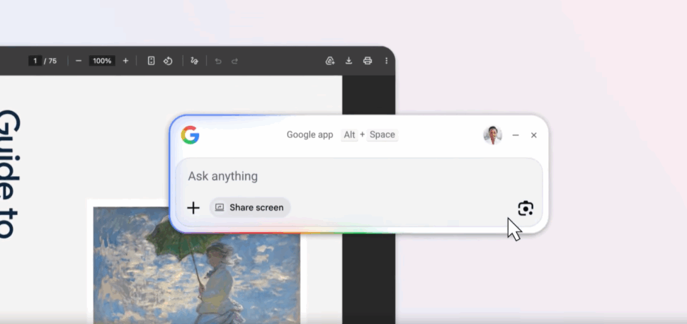 Google App fuer Windows Banner II Google App fuer Windows Banner II