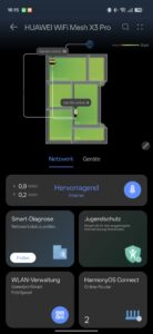 HUAWEI WiFi Mesh X3 Pro Test Screenshot App Geraete 2 HUAWEI WiFi Mesh X3 Pro Test Screenshot App Geraete 2