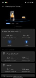 HUAWEI WiFi Mesh X3 Pro Test Screenshot App Geraete 3 HUAWEI WiFi Mesh X3 Pro Test Screenshot App Geraete 3