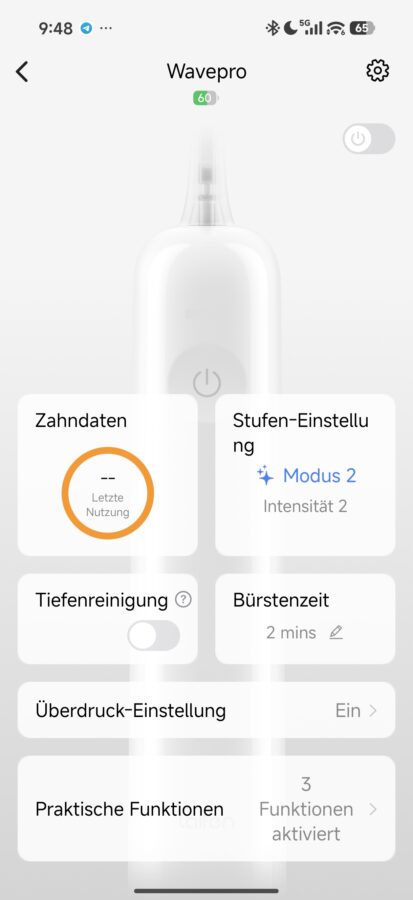 Laifen Wave Pro Test App Einstellungen 2 Laifen Wave Pro Test App Einstellungen 2