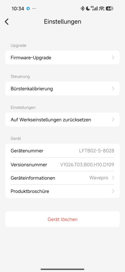 Laifen Wave Pro Test App Einstellungen 4 Laifen Wave Pro Test App Einstellungen 4
