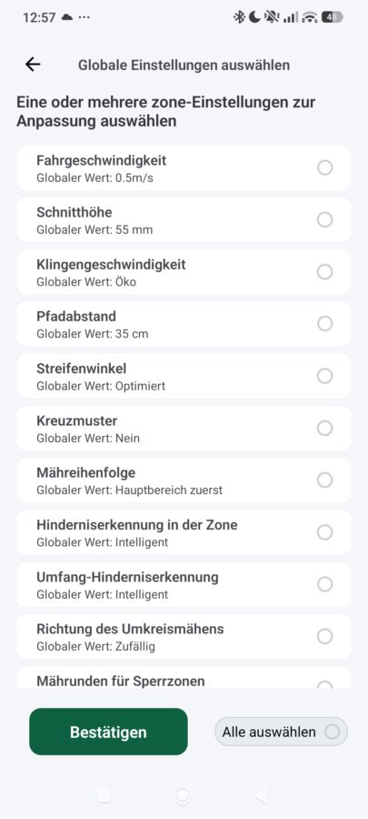 Lymow One Plus Maeheinstellungen 2 Lymow One Plus Maeheinstellungen 2