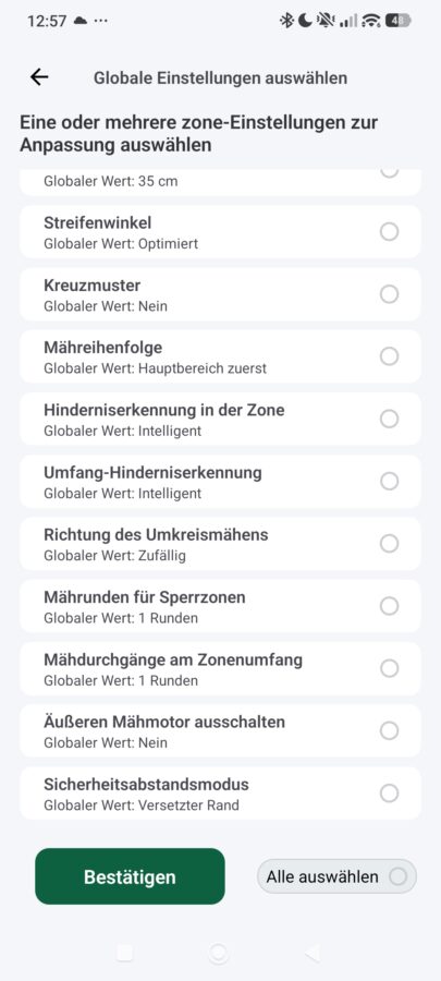 Lymow One Plus Maeheinstellungen 3 Lymow One Plus Maeheinstellungen 3