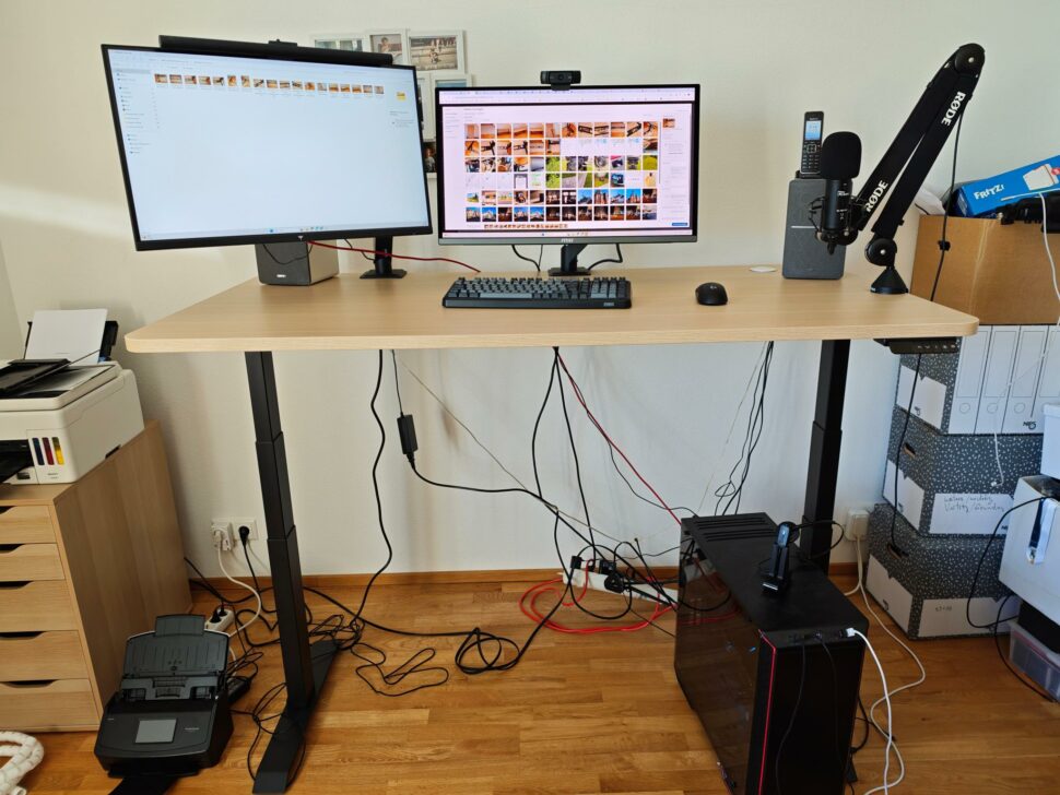 Maidesite T2 Pro Tischgestellt real life Maidesite T2 Pro Tischgestellt real life