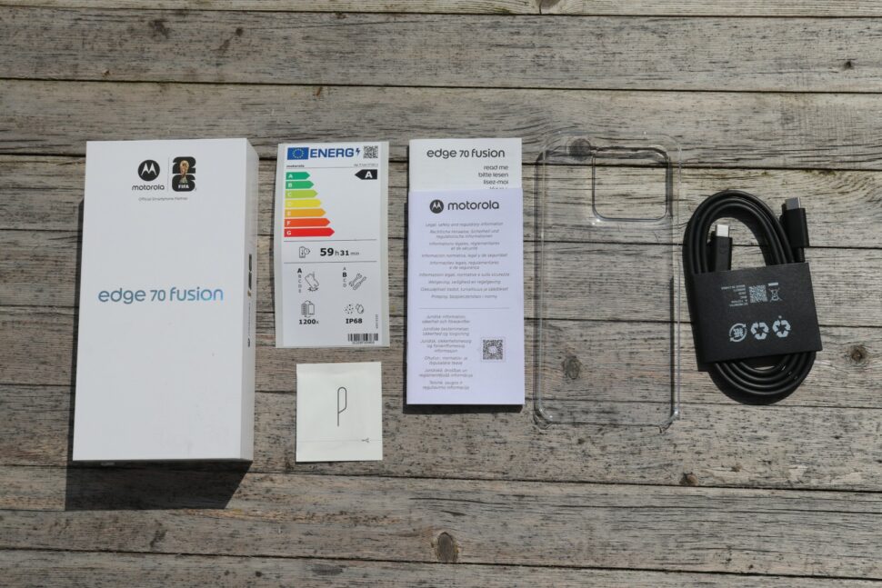 Motorola Edge 70 Fusion Lieferumfang Motorola Edge 70 Fusion Lieferumfang