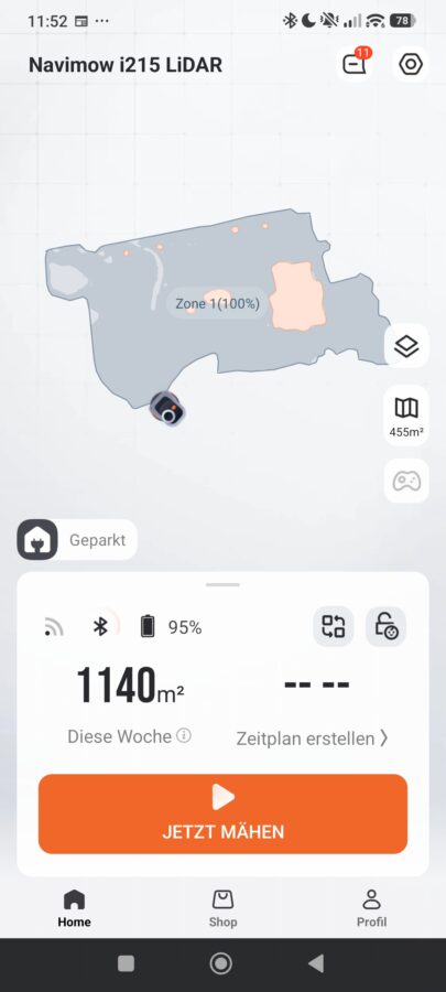 Navimow i215 LiDAR App 2 Navimow i215 LiDAR App 2