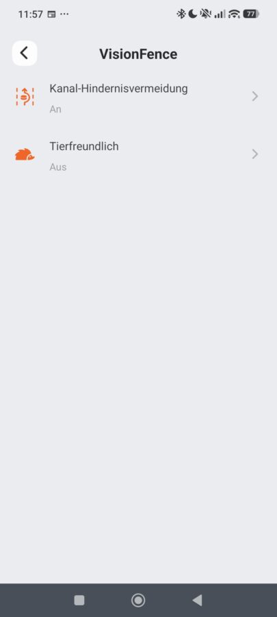 Navimow i215 LiDAR App Einstellungen 3 Navimow i215 LiDAR App Einstellungen 3