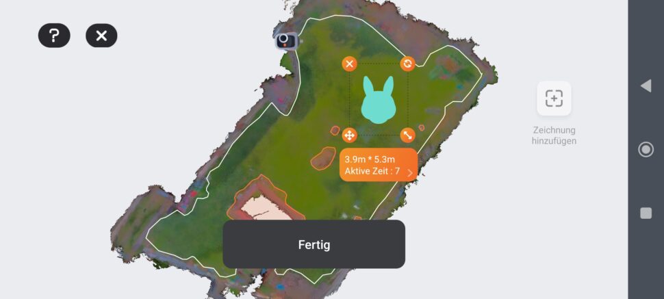 Navimow i215 Lidar App Karte 1 Navimow i215 Lidar App Karte 1