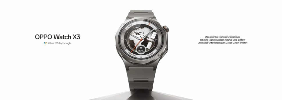 Oppo Watch X3 Banner I Oppo Watch X3 Banner I