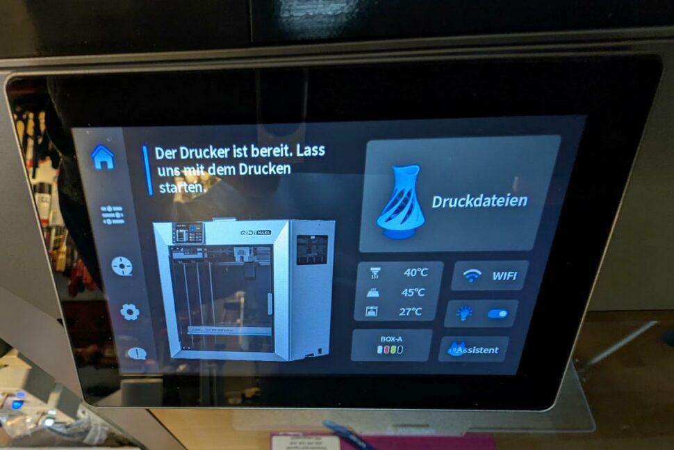 QIDI Max4 12 Qidi Max 4 Touchscreen