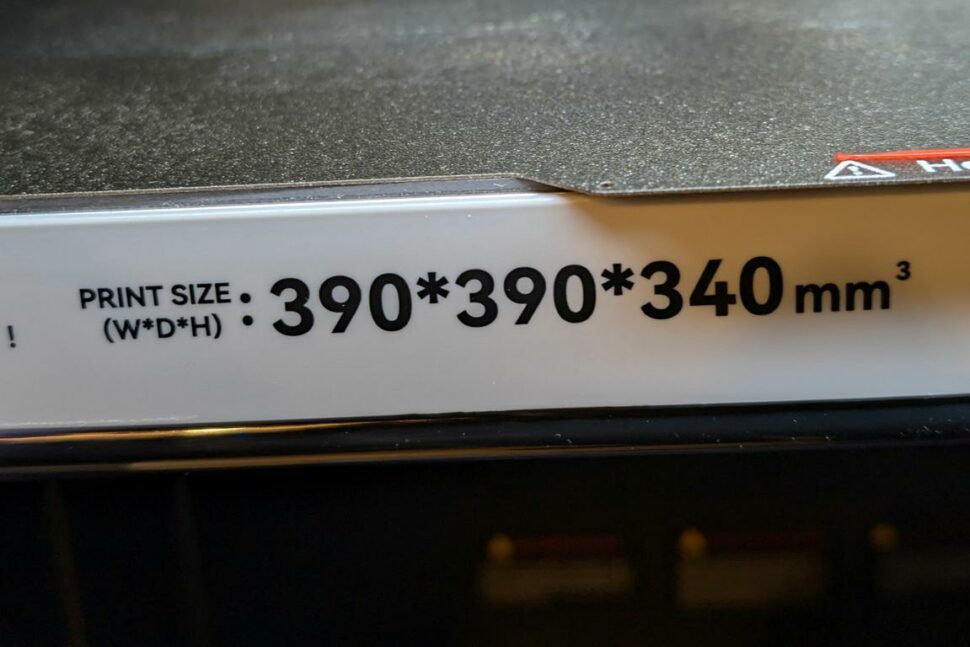 QIDI Max4 13 Qidi Max 4 Bauraum