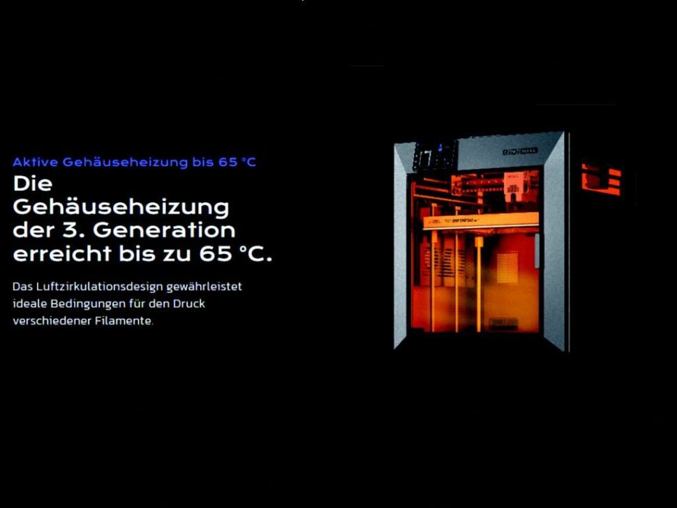 QIDI Max4 24 1 Bauraumheizung des Qidi Max4