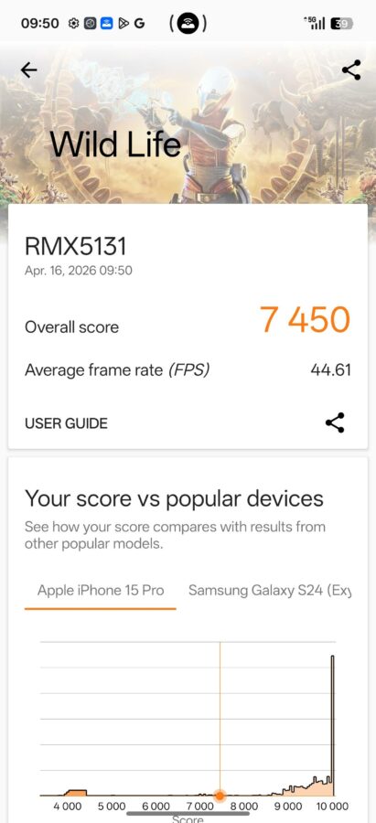 Test Realme 16Pro Benchmark 5 Test Realme 16Pro Benchmark 5