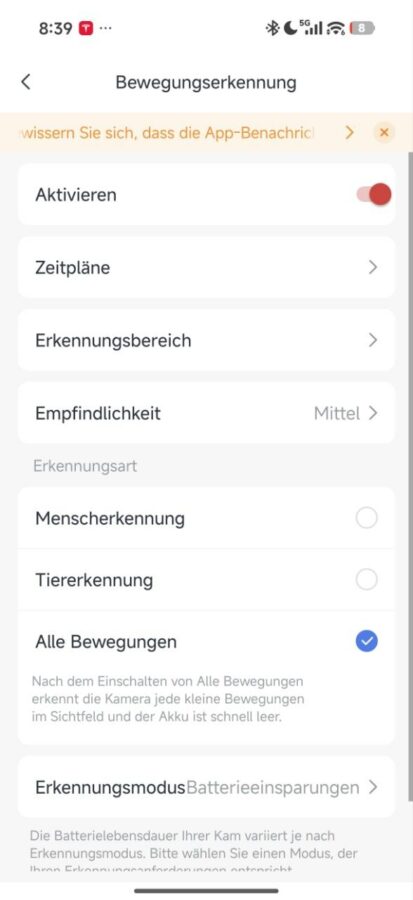 SwitchBot Outdoor Spotlight Cam 2K Einstellungen App 1 SwitchBot Outdoor Spotlight Cam 2K Einstellungen App 1