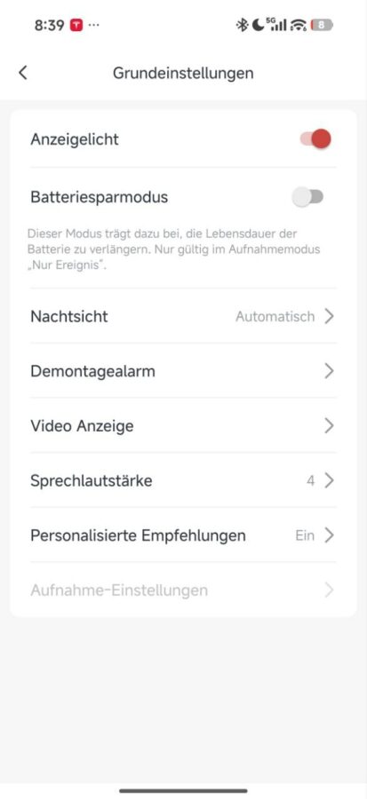 SwitchBot Outdoor Spotlight Cam 2K Einstellungen App 3 SwitchBot Outdoor Spotlight Cam 2K Einstellungen App 3