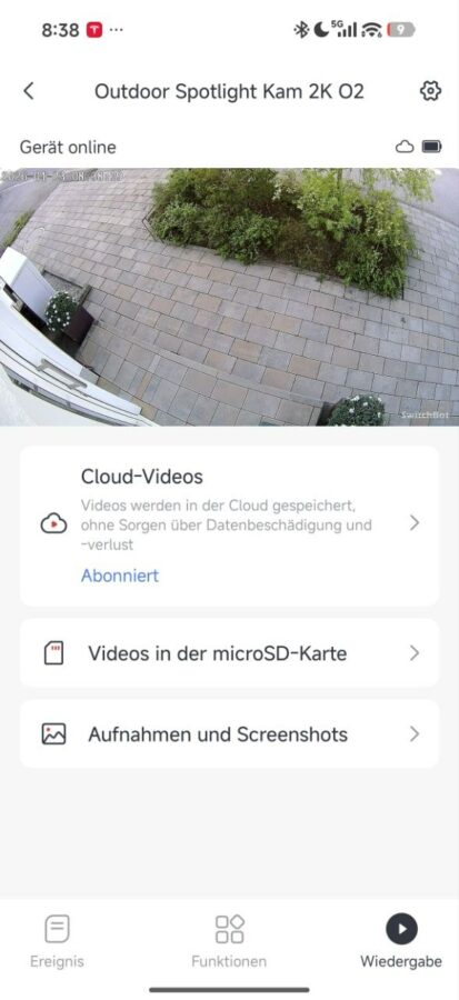 Switchbot App Kamera 3 Switchbot App Kamera 3