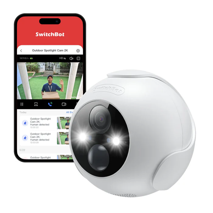 Switchbot Spotlight Cam 2K Test Testbericht Switchbot Spotlight Cam 2K Test Testbericht