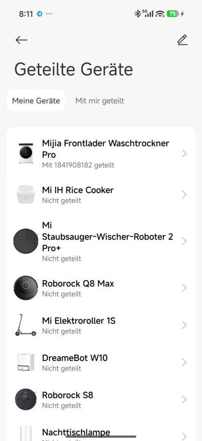 Geteilt und Update Mijia Frontlader Pro 2 Geteilt und Update Mijia Frontlader Pro 2