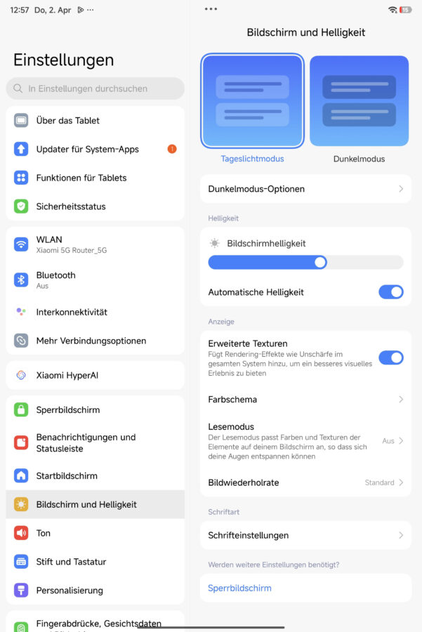 Xiaomi Pad 8 Pro Displaysettings 1 Xiaomi Pad 8 Pro Displaysettings 1