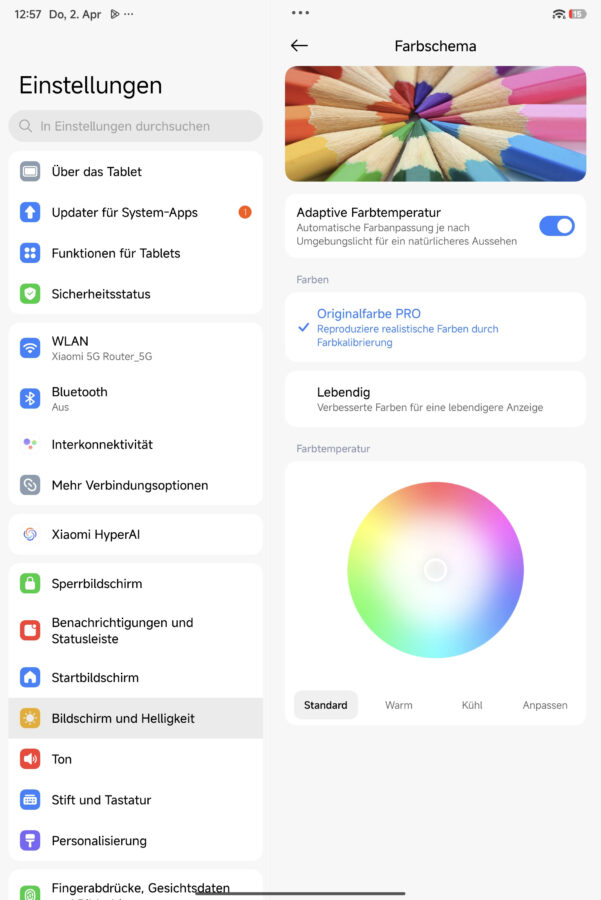Xiaomi Pad 8 Pro Displaysettings 2 Xiaomi Pad 8 Pro Displaysettings 2