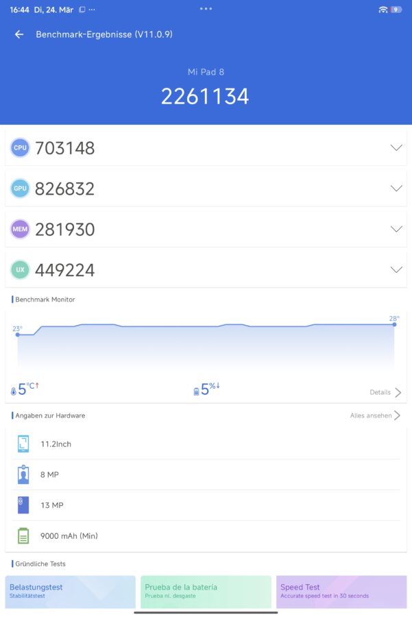 Xiaomi Pad 8 Benchmark antutu 11 Xiaomi Pad 8 Benchmark antutu 11