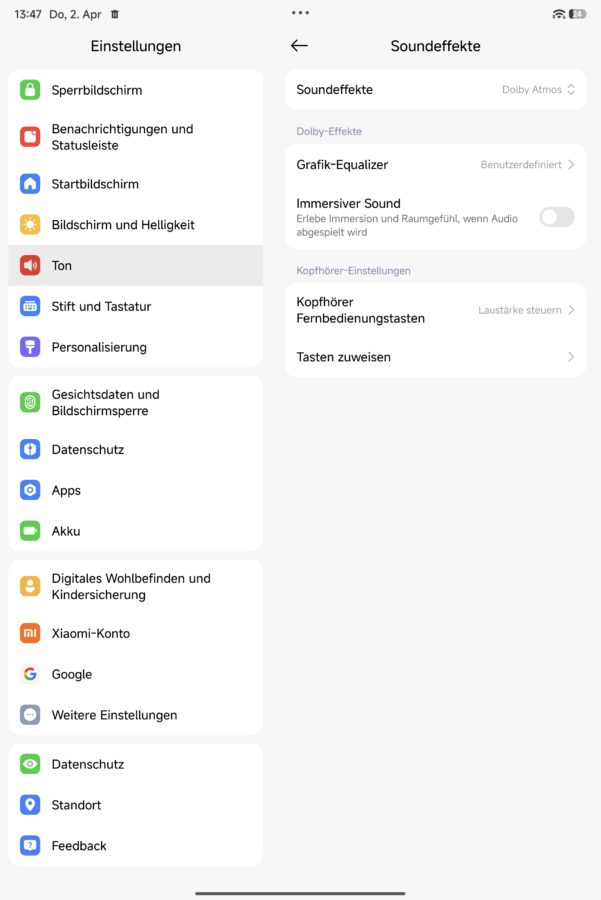 Xiaomi Pad 8 EQ Speakers 1 Xiaomi Pad 8 EQ Speakers 1